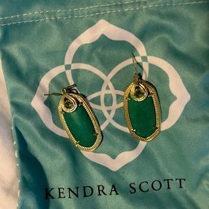 EUC Turquoise and Iridescent Kendra Scott Earrings